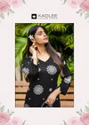 Majestica By Kadlee Rayon Printed Long Kurti With Bottom Suppliers In India
